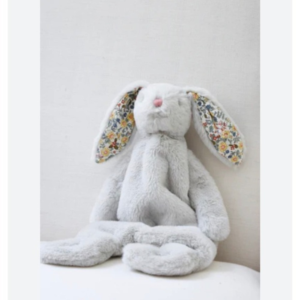 Hello Honey 16" Plush Bunny Stuffed Animal – Gray – NWT